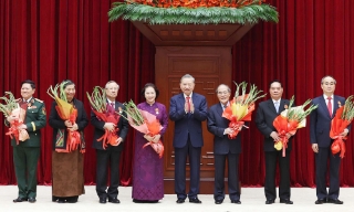 Tổng Bí thư Tô Lâm: Đồng lòng vượt qua khó khăn, thách thức, đưa đất nước phát triển nhanh, bền vững trong kỷ nguyên mới